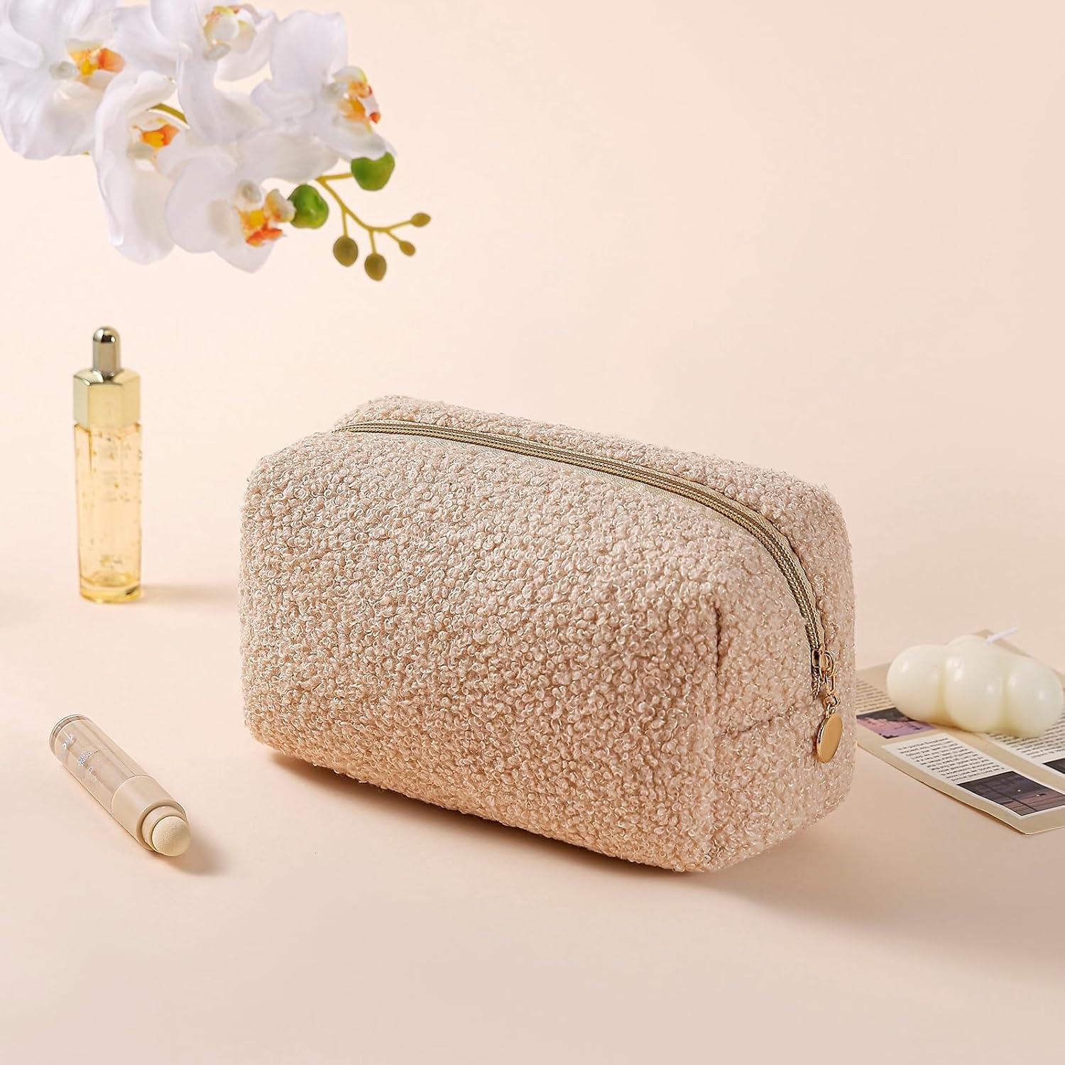 Plush Makeup Bag